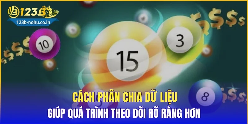 Cách phân chia dữ liệu giúp quá trình theo dõi rõ ràng hơn