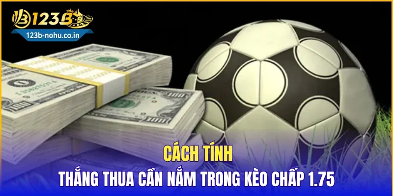 Cách tính thắng thua cần nắm trong kèo chấp 1.75