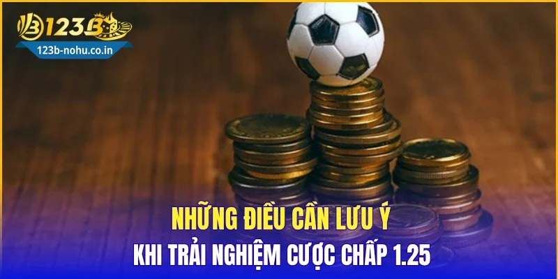 Những điều cần lưu ý khi trải nghiệm cược chấp 1.25