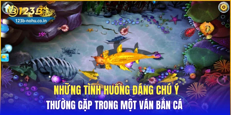 Những tình huống đáng chú ý thường gặp trong một ván bắn cá